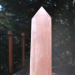 large rose quartz crystal